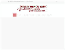 Tablet Screenshot of nevadamedicalclinic.com